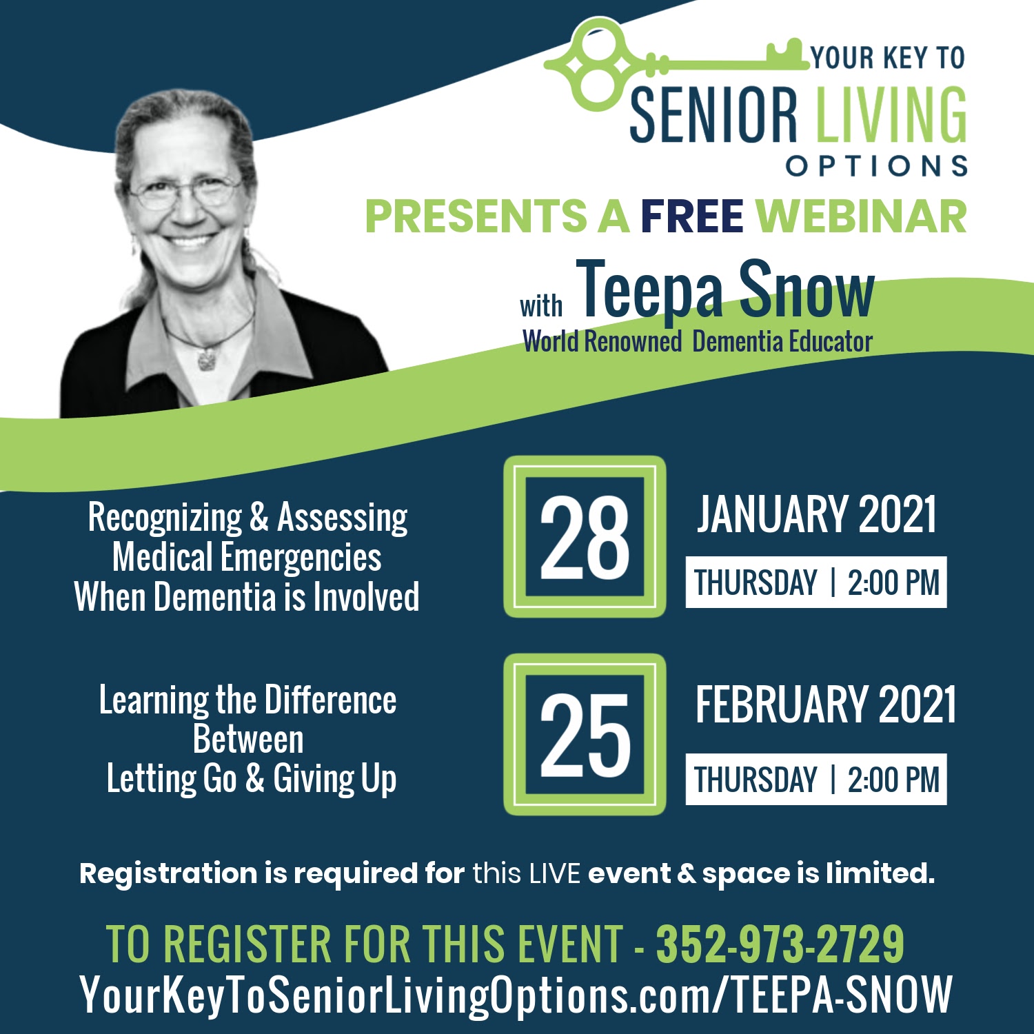 TEEPA SNOW Your Key To Senior Living Options