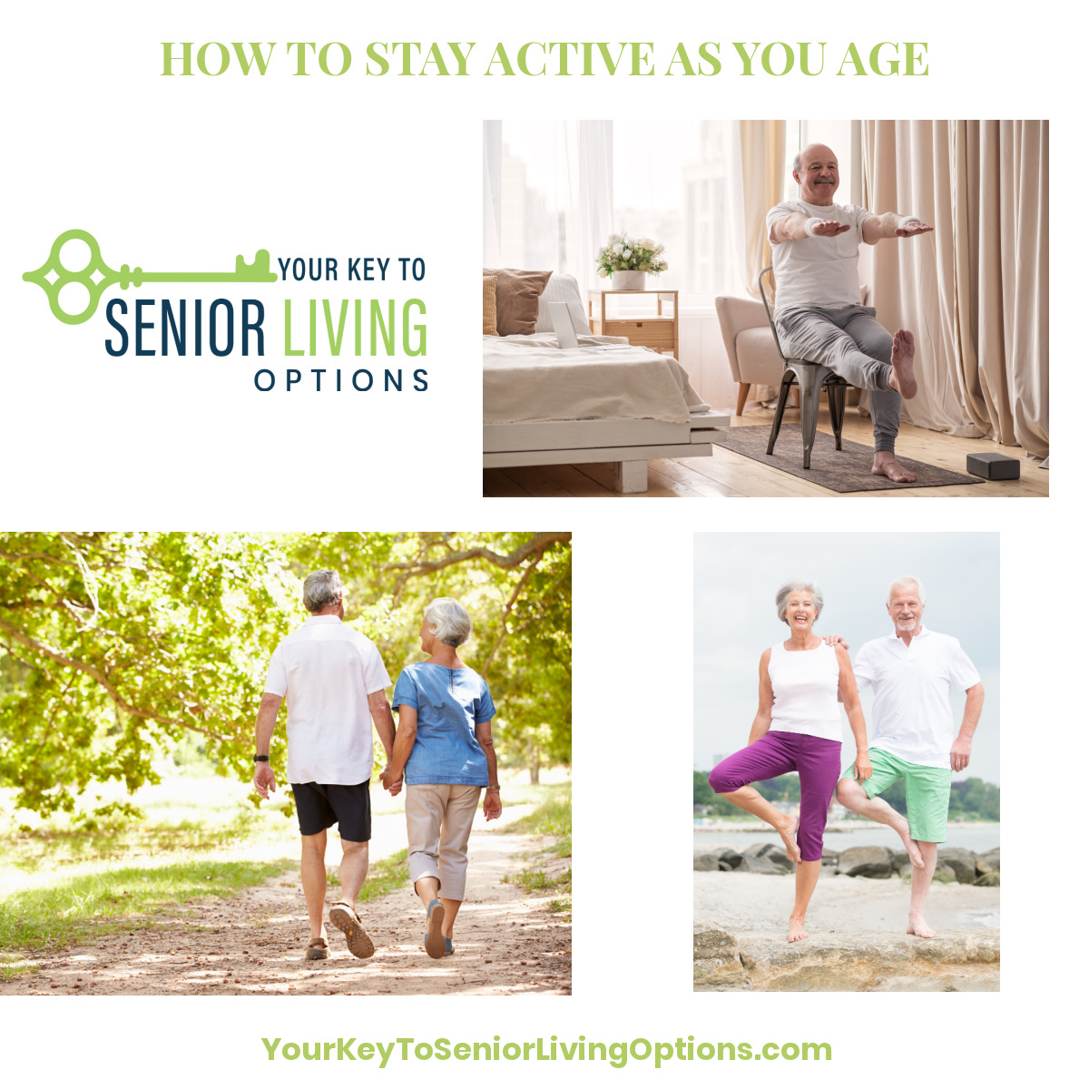 HOW TO STAY ACTIVE AS YOU AGE